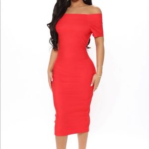 Orange Bodycon Dress